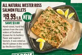 Central Market All natural wester ross salmon fillets offer