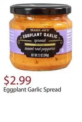 Trader Joe's Eggplant garlic spread offer