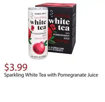 Trader Joe's Sparkling white tea with pomegranate juice offer