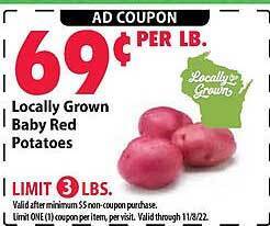 Festival Foods Baby red potatoes offer