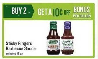 Lowes Foods Sticky fingers barbecue sauce offer