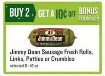 Lowes Foods Jimmy dean sausage fresh rolls, links, patties or crumbles offer