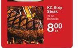Price Chopper Kc strip steak offer