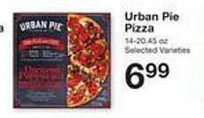 Price Chopper Urban pie pizza offer