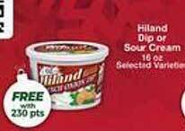 Price Chopper Hiland dip or sour cream offer