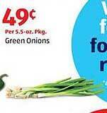 Aldi Green onions offer