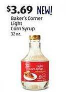 Aldi Baker's corner light corn syrup offer