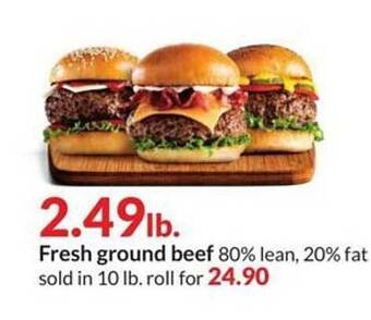 Hy-Vee Fresh ground beef offer