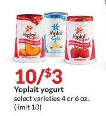 Hy-Vee Yoplait yogurt offer