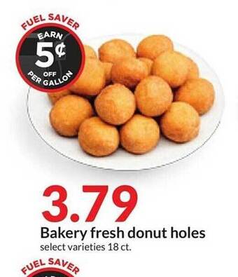 Hy-Vee Bakery fresh donut holes offer