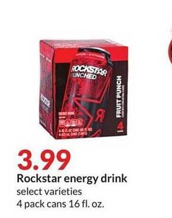Hy-Vee Rockstar energy drink offer