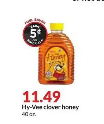 Hy-Vee Hy-vee clover honey offer