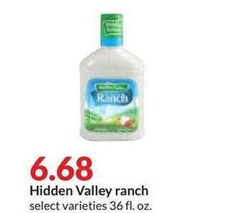 Hy-Vee Hidden valley ranch offer