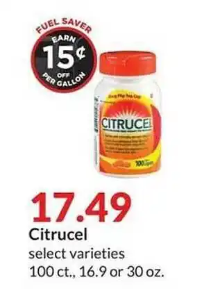 Hy-Vee Citrucel select varieties offer