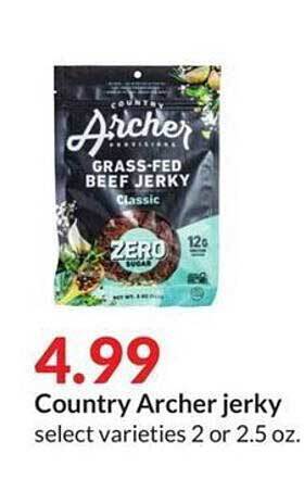 Hy-Vee Country archer jerky offer