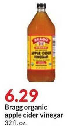 Hy-Vee Bragg organic apple cider vinegar offer