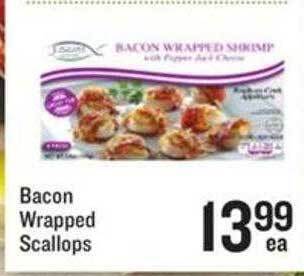 Lowes Foods Bacon wrapped scallops offer