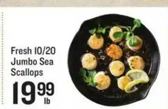 Lowes Foods Fresh 10-20 jumbo sea scallops offer