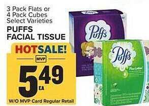 Food Lion Puffs facial tissue offer