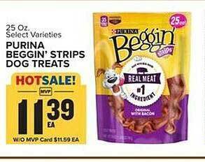 Food Lion Purina beggin' strips dog treats offer