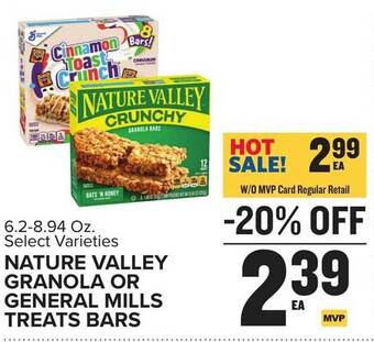 Food Lion Nature valley granola or general mills treats bars offer
