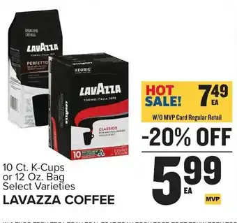 Food Lion K-cups or bag lavazza coffee offer