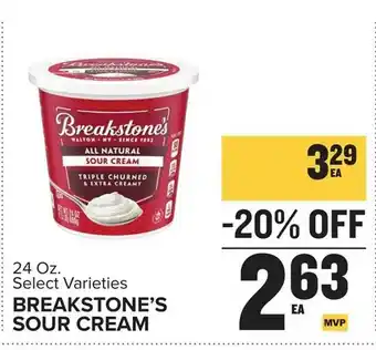 Food Lion Breakstone's sour cream offer