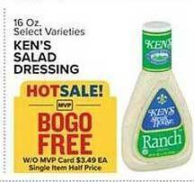 Food Lion Ken's salad dressing offer