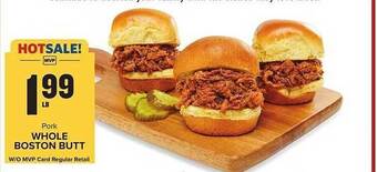 Food Lion Pork whole boston butt offer
