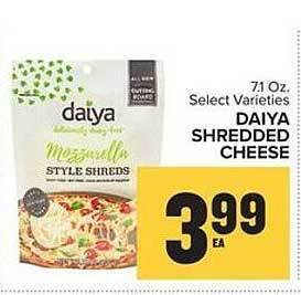 Food Lion Daiya shredded cheese offer