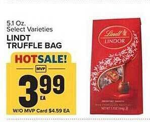 Food Lion Lindt truffle bag offer