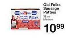 Price Chopper Old folks sausage patties offer