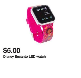 Five Below Disney encanto led watch offer
