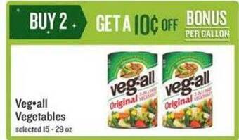 Lowes Foods Veg-all vegetables offer