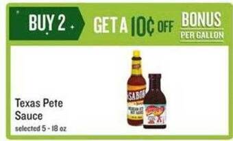 Lowes Foods Texas pete sauce offer
