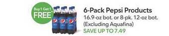 Publix 6-pack pepsi products offer