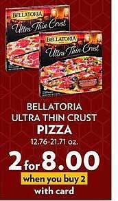 Reasors Bellatoria ultra thin crust pizza offer