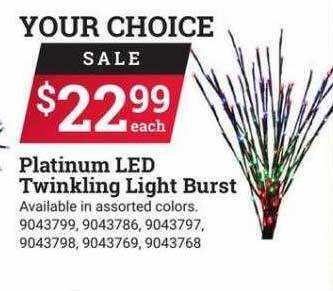 Ace Hardware Platinum led twinkling light burst offer