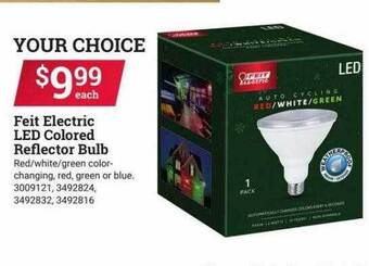 Ace Hardware Feit electric led colored reflector bulb offer