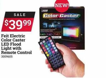Ace Hardware Feit electric color caster led flood light with remote control offer