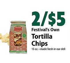 Festival Foods Festival's own tortilla chips offer
