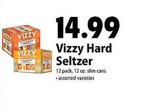 Vizzy hard seltzer