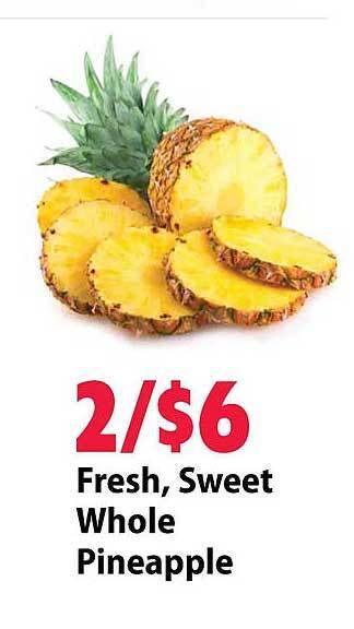 Festival Foods Fresh, sweet whole pineapple offer