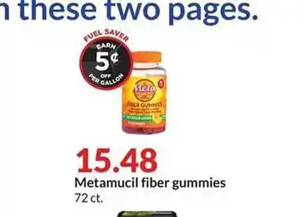 Hy-Vee Metamucil fiber gummies offer