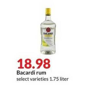 Hy-Vee Bacardi rum offer
