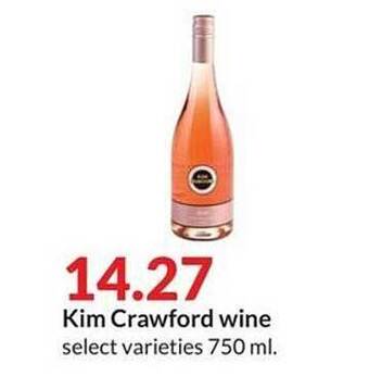 Hy-Vee Kim crawford wine offer