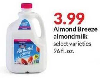 Hy-Vee Almond breeze almondmilk offer