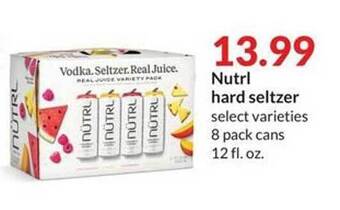 Hy-Vee Nutrl hard seltzer offer