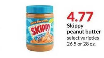Hy-Vee Skippy peanut butter offer