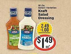 IGA Kraft salad dressing offer
